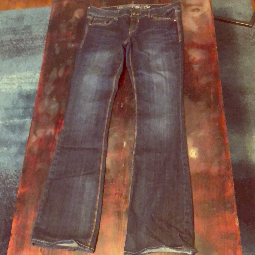 Express jeans boot cut low rise